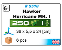 Chasseur britannique HAWKER HURRICANE MK.I